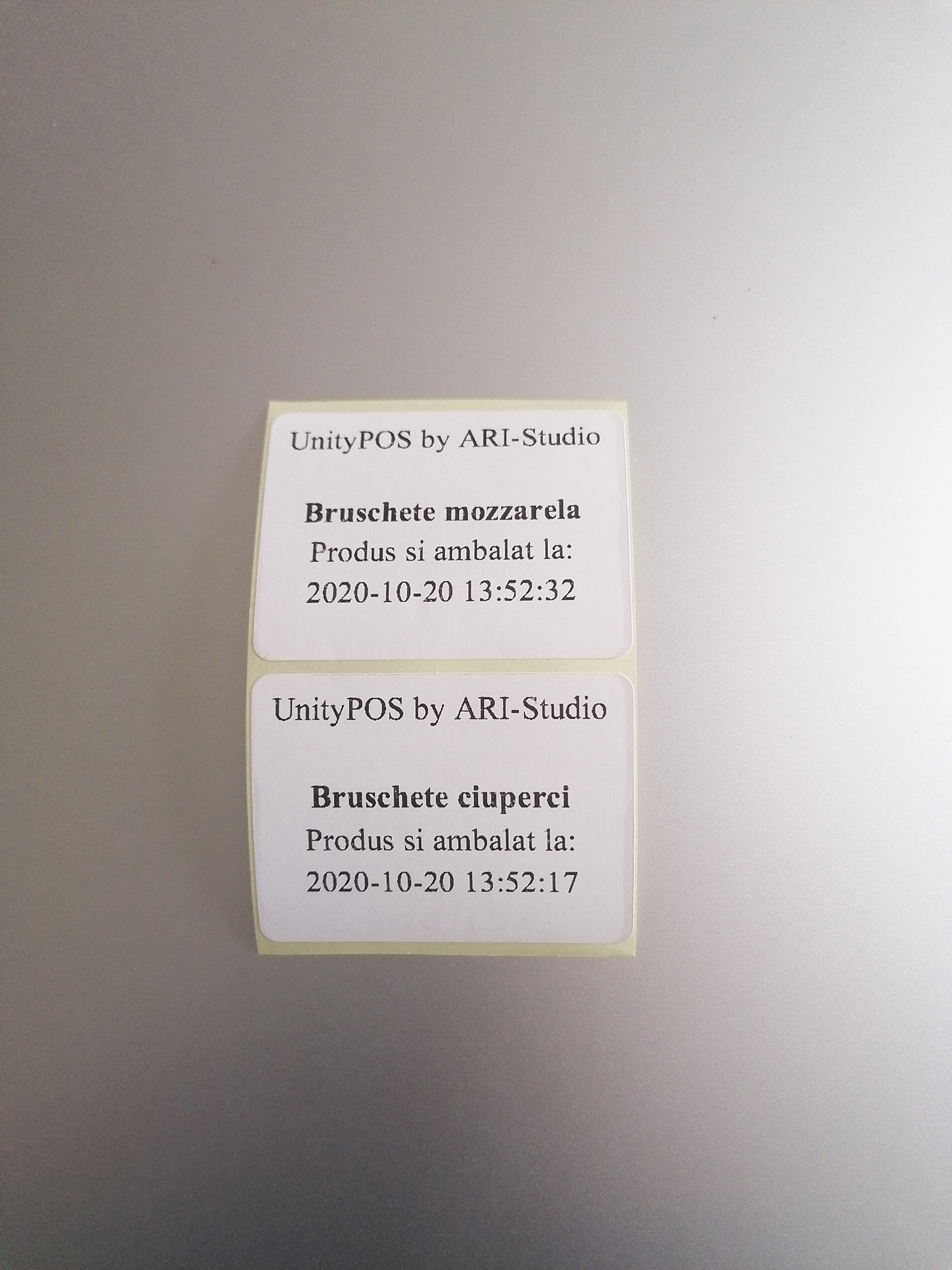 UnityProductionLabel