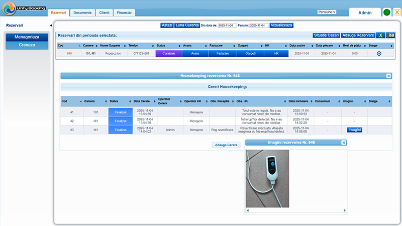 housekeeping-receptie