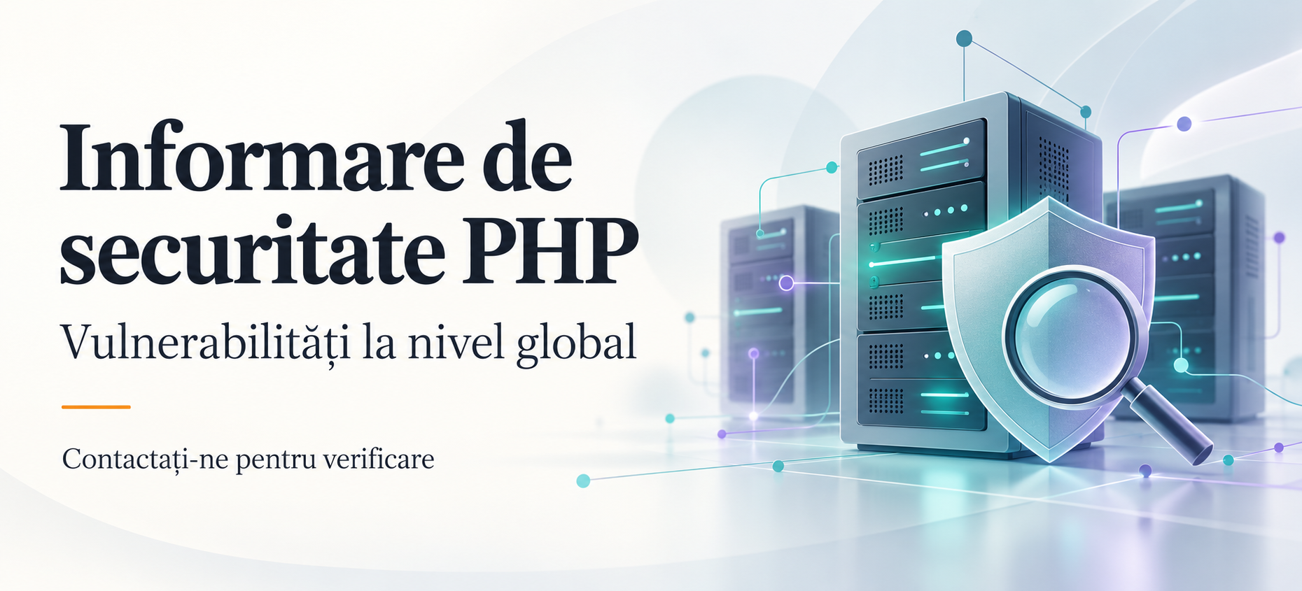 Informare de securitate PHP – vulnerabilități la nivel global și verificarea infrastructurii informatice